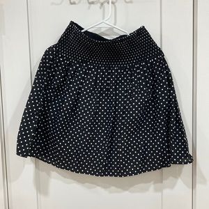 H&M High Waisted Polka Dot Skirt Size Medium